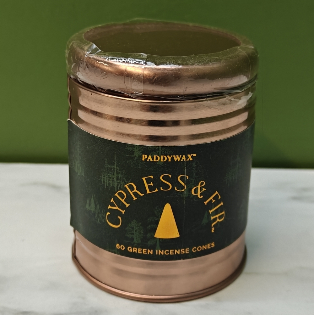 Brand New - Paddywax Cypress & Fir Incense Cones